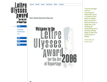 Tablet Screenshot of lettre-ulysses-award.org